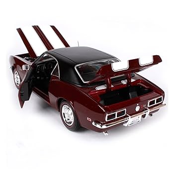 ミニカー Maisto 1968 Chevrolet Camaro 1/18 1968 Chevrolet Camaro Z/28 Coupe Blue Metallic with White